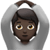 🙆🏿 person gesturing OK: dark skin tone display on Apple